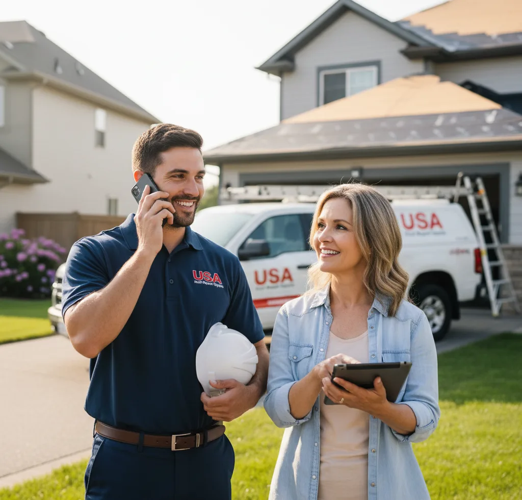 USA Roof Repair Experts customer support in Newmarket